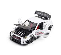 YRXIAO 1 24 para Nissan Skyline GTR Aleación Fundición A Presión Modelo Coche Colección Exhibición Niño Juguete Coche Artesanía Decoración(White)