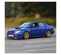 YRXIAO 1 24 para Subaru Impreza WRX STI Coche Deportivo Aleación Fundición A Presión Modelo Coche Adulto Decoración del Hogar Exquisita Artesanía Decoración(Azul)