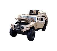 YRXIAO 1 28 para Vehículo Militar Todoterreno Modelo Aleación Vehículo Juguete Fundido Presión Coches Alta Simulación Juguetes Exquisita Artesanía Decoración(B)