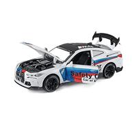 YRXIAO 1 32 para BMW M4 Super Racing Aleación Fundición A Presión Modelo Coche Colección Exhibición Niño Juguete Coche Artesanía Decoración(B)