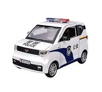 YRXIAO 1 32 para Hongguang Coche Policía Aleación Fundición Presión Modelo Coche Colección Exhibición Niño Juguete Coche Artesanía Decoración