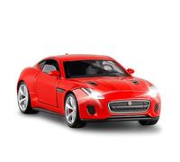 YRXIAO 1 32 para Jaguar F-Type Aleación Fundición A Presión Modelo Coche Colección Exhibición Niño Juguete Coche Artesanía Decoración(Rojo)