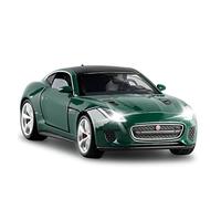 YRXIAO 1 32 para Jaguar F-Type Aleación Fundición A Presión Modelo Coche Colección Exhibición Niño Juguete Coche Artesanía Decoración(Verde)