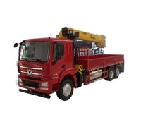 YRXIAO 1:35 para Camión Grúa Integrado Modelo De Camión Transportador De Carga Rojo