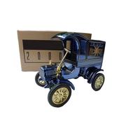 YRXIAO 1:43 Ford Deliver 1905 Edición Conmemorativa Azul Galvanizada Modelo De Coche Decoración Azul Exquisita Artesanía Decoración
