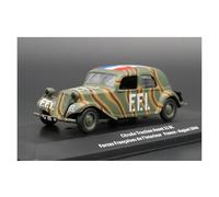 YRXIAO 1:43 para Citroën Traction Avant 11 BL Modelo De Vehículo Militar Colección De Entusiastas Exhibición Exquisita Artesanía Decoración