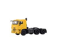 YRXIAO 1 43 para KAMAZ-6460 Remolque Ruso Camión Amarillo Tractor Colección De Modelos De Simulación Exquisita Artesanía Decoración