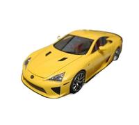 YRXIAO 1 43 para Lexus Supercar Modelo LFA RHD Amarillo Perla Miniatura Adorno De Colección De Hobby
