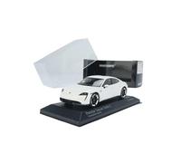 YRXIAO 1:43 Porsche Taycan Turbo S 2020 Modelo De Coche De Aleación Adornos Artísticos De Fundición De Metal Exquisita Artesanía Decoración(White)