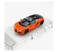 YRXIAO 1:64 Bugatti Veyron Super Sport - Modelo De Coche De Aleación Colección De Adornos Decoración En Miniatura Juguete Exquisita Artesanía Decoración(Orange)