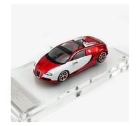 YRXIAO 1:64 Bugatti Veyron Super Sport - Modelo De Coche De Aleación Colección De Adornos Decoración En Miniatura Juguete Exquisita Artesanía Decoración(Red)