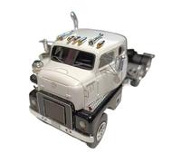 YRXIAO 1 64 Camión Tractor De Transporte Modelo RDF-405 Souvenir Decoración para El Hogar Blanco
