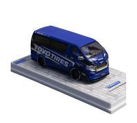 YRXIAO 1:64 Modelo A Escala De Coche Hiace Wide Body ToyoTires Aleación para Coleccionar Y Decorar El Hogar