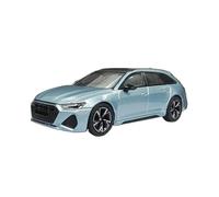 YRXIAO 1:64 Modelo De Coche De Aleación Fundida A Presión RS6 Avant Azul Adorno Clásico De Coleccionista