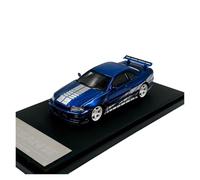 YRXIAO 1:64 Nissan Skyline GTR R34 Nismo Z-Tune Juguete Decorativo De Metal A Pequeña Escala Modelo De Coche De Aleación