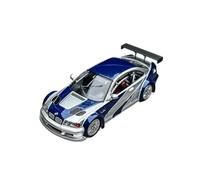 YRXIAO 1:64 para BMW M3 GTR E46 Modelo De Coche De Aleación Azul Decoración De Colección De Pasatiempos para El Hogar Exquisita Artesanía Decoración