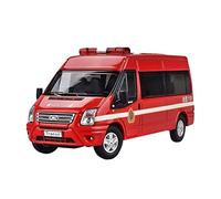 YRXIAO 1 64 para Ford Transit Camión De Bomberos Aleación Fundición Presión Modelo Coche Colección Juguete Coche Niños Artesanía Decoración
