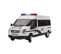 YRXIAO 1 64 para Ford Transit Coche Policía Aleación Fundición Presión Modelo Colección Coches Coche Juguete Regalo Niños Exquisita Artesanía Decoración