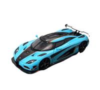 YRXIAO 1:64 Para Koenigsegg Agera RS Modelo de coche de resina con patrón de carbono, colección clásica de vehículos en miniatura