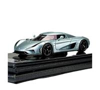 YRXIAO 1 64 para Koenigsegg Regera Azul Hielo Modelo De Coche Resina Colección para Adultos Adornos En Miniatura