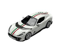 YRXIAO 1:64 para La Colección De Modelos De Coches De Aleación Prancing Horse 812C FE812C Adornos Decorativos Estáticos(White)