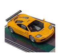 YRXIAO 1:64 para Maqueta De Coche McLaren MF1 LM Resina Azul Metalizado Adorno Escritorio para Coleccionistas Adultos(Orange)
