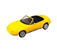 YRXIAO 1:64 para Mazda MX5 Eunos Roadster Miniatura Adornos De Metal Pequeños Colección De Modelos De Coches De Aleación(Yellow)