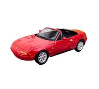 YRXIAO 1:64 para Mazda MX5 Eunos Roadster Miniatura Adornos De Metal Pequeños Colección De Modelos De Coches De Aleación(Red)