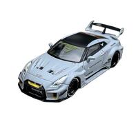 YRXIAO 1:64 para Nissan GTR R35 RR LB Wide Body Modelo A Escala De Aleación Superdeportivo Coleccionable Gris(Gray)