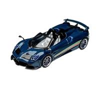 YRXIAO 1:64 para Pagani Huayra Tricolore Modelo Coche Aleación Modelo Clásico En Miniatura Vehículo Colección para Aficionados(Blue)