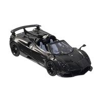 YRXIAO 1:64 para Pagani Huayra Tricolore Modelo De Coche En Miniatura De Aleación Tema Decoración De Escena De Mesa De Arena(Black)