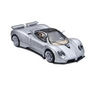 YRXIAO 1:64 para Pagani Zonta C12s Modelo De Coche Aleación Colección Adornos Estáticos Exhibición Decorativa(Silver)