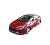 YRXIAO 1:64 para Prius XW60 2023 Aleación Diecast Vehículos Miniatura Escala Modelo Coche Juguete(Red)