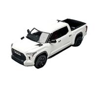 YRXIAO 1:64 para Tundra Pickup Truck Modelo A Escala Coche Aleación Blanca Colección Adornos Metal Fundido A Presión