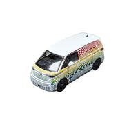 YRXIAO 1:64 Volkswagen Van Rainbow Bus #899 Modelo De Coche De Aleación Colección Hobby Fundición De Metal Estática Exquisita Artesanía Decoración