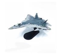 YRXIAO 1:72 Modelo De Avión Furtivo De Combate Ruso SU57 Aleación Decoración De Exhibición Aérea Juguete De Colección Aficionados Militares