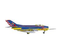 YRXIAO 1:72 para MiG MIG19 Fuerza Aérea De Alemania del Este 872 Caza De Aleación Modelo Ensamblado 14642PB para Colección Aficionados Militares