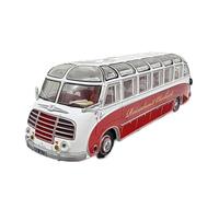 YRXIAO 1 72 para S8 1951 Autobús Modelo De Aleación Colección Decoración Estática Adornos Vehículo Juguete Rojo