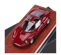 YRXIAO Adorno Temático De Resina para Maqueta De Coche Alfa Romeo Tipo 33 Stradale A Escala 1:43(Red 2)