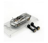 YRXIAO Adornos De Colección para El Modelo De Coche De Aleación Pagani Huaya Codalunga Long Tail Edition A Escala 1:64 Exquisita Artesanía Decoración