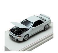 YRXIAO Adornos De Escena En Miniatura para Coche De Aleación Nissan GTR R32 Nismo S-Tune 1 64(White)