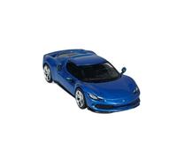 YRXIAO Adornos De Metal De Aleación para Ferrari 296 GTB Corsa Azul Escala 1:64 para Exhibir En La Colección Exquisita Artesanía Decoración