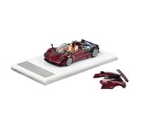 YRXIAO Adornos Estáticos Rojos para El Modelo De Aleación del Pagani Zonta 760 Roadster Convertible A Escala 1:64