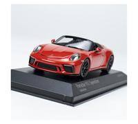 YRXIAO Adornos Metálicos Estáticos De Aleación Roja para Porsche 911 Speedster 2019 (Escala 1:43) Exquisita Artesanía Decoración