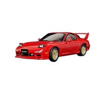YRXIAO Adornos Metálicos para Mazda RX-7 Modelo De Coche De Aleación 1:18 Superdeportivo Coleccionable Fundido A Presión Rojo(Red)