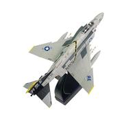 YRXIAO Avión De Combate F-4C Phantom Modelo Metal Fundido A Presión Escala 1:100 Aficionados Militares