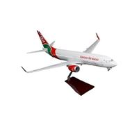 YRXIAO Avión De Pasajeros Ensamblado De 47 Cm para Aviones 737-800 con Ruedas Adornos De Modelo De Kenia Aficionados Militares(with Light)