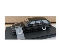 YRXIAO BMW E34 Touring Modelo De Coche Estático De Aleación Fundición A Presión A Escala 1:64 Colección para Adultos(Black)