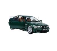 YRXIAO Coche De Aleación Estática 1:18 Escala para BMW E46 M3 Coupe Verde 2000 Modelo Coche De Aleación Juguete Coleccionable Recuerdo Exhibición Modelos Exquisita Artesanía Decoración