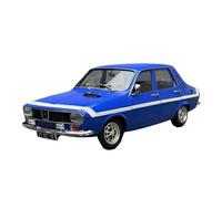YRXIAO Coche De Aleación Estática 1:18 para 12 Gordini TS 1974 Modelo Coche Aleación 1971 Azul Gris Claro Adornos Puerta Completa Colección para Adultos Exquisita Artesanía Decoración(Blue)